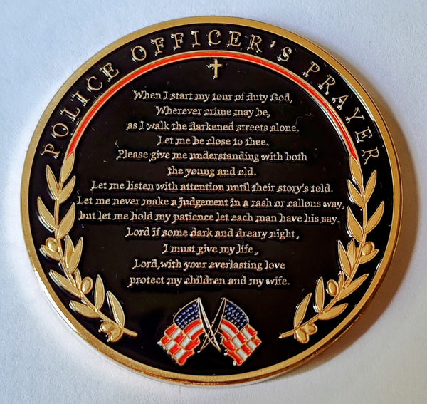 thumbnail image 2 of Thank You For Your Service Law Enforcement Challenge Coin 2 of 14