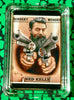 NED KELLY GUNS #B753 COLORIZED GOLD/BRASS  ART BAR - 1