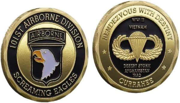 101st Airborne Division Screaming Eagles - Rendezvous With Destiny #S7020K Challenge Honor Coin