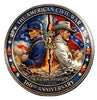 American Civil War Nation Divided 160th Anniversay #S8193K Military Honor Challenge Coin Award