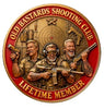 Old Bastards Shooting Club Lifetime Member #S8230K Novelty Challenge Coin Award