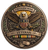 Vietnam War Veteran Honor Courage Sacrifice #S8210K Military Honor Challenge Coin Award