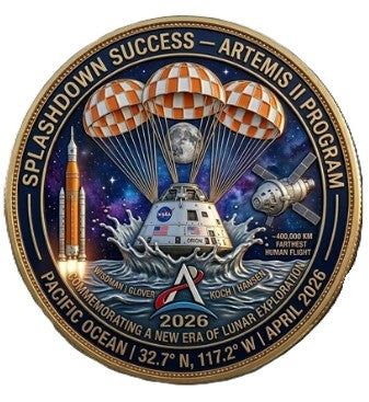 Artemis II Program Space Exploration Journey Beyond #S8217K Novelty Challenge Coin Award