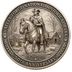 Valley Forge National Historic Park 50th Anniversary Preservation #S8209K Military Honor Challenge Coin Award