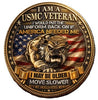 Marine Corps Veteran Just Older and Slower - Semper Fidelis #S8189K Military Honor Challenge Coin Award