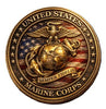Marine Corps Veteran Just Older and Slower - Semper Fidelis #S8189K Military Honor Challenge Coin Award