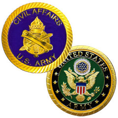 Army Civil Affairs #C1521B Military Honor Challenge Coin Award