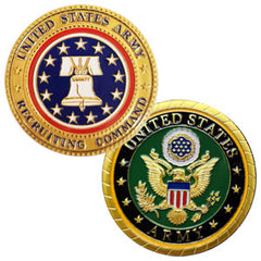 Army Recruiting Command #C1518B Military Honor Challenge Coin Award