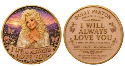 Dolly Parton Queen of Country Music Icon Tribute Memorial #S8226K Novelty Challenge Coin Award