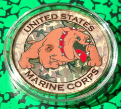 Marine Corps Devil Dog #C652B Military Honor Challenge Coin Award