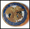 St Michael Patron Saint of Law Enforcement Colorized #S3132K Police Department Honor Challenge Coin Award
