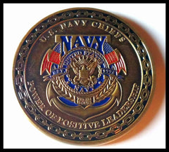Navy Chiefs Power Of Positive Leadership Don't Tread #S3168K Military Honor Challenge Coin Award