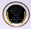 For God So Loved The World Colorized #S3154K Religious Honor Challenge Coin Award