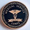 ARMY MEDICAL SERVICE CORPS #1502 COLORIZED ART ROUND
