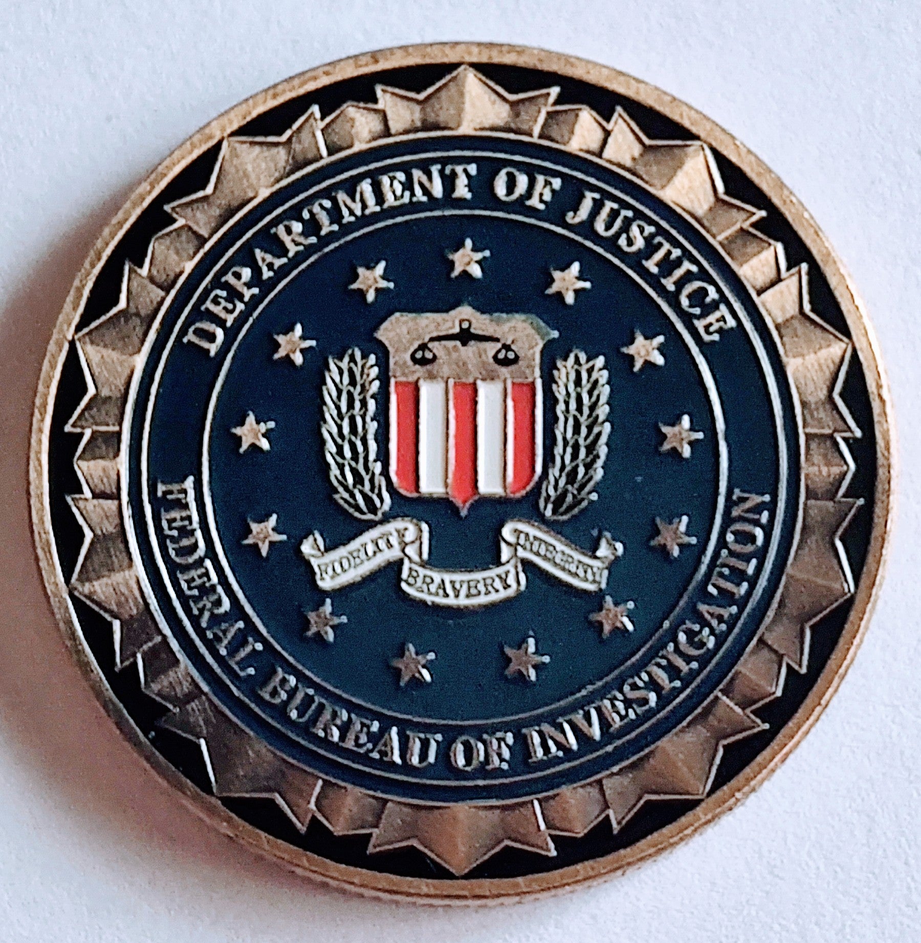 Veteran Designed Collectibles FBI Challenge Coin - 1.75