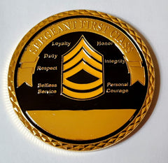 Army Sergeant First Class Rank #S3069K Military Honor Large Challenge Coin Award…