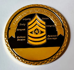 Army Command Sergeant Major Rank #S3067K Military Honor Large Challenge Coin Award