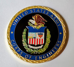 Army Corps of Engineers #C1477B Military Honor Challenge Coin Award