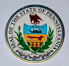 Pennsylvania State Seal #CBXB358B Honor Challenge Coin Award