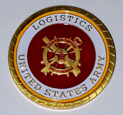 Army Logistics #C1489B Military Honor Challenge Coin Award