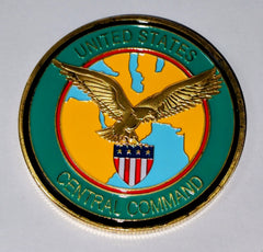 Central Command #C1483B Military Honor Challenge Coin Award