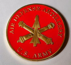 Army Air Defense Artillery #C1475B Military Honor Challenge Coin Award