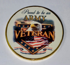 Proud to Be an Army Veteran #CFMB3B Military Honor Challenge Coin Award…