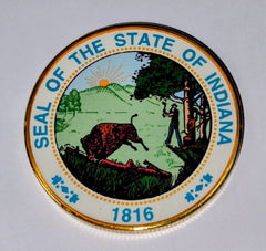Indiana State Seal #CBXB383B Honor Challenge Coin Award…