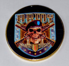 Army Infantry Division #CFMB1B Military Honor Challenge Coin Award