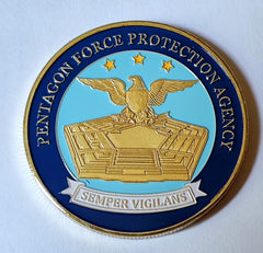 Pentagon Force Protection Agency #C1482B Government Honor Challenge Coin Award