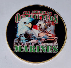 Marine Corps All American Outfitters #C648B Military Honor Challenge Coin Award…