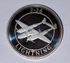 Army Air Forces P-38 Lightning S-P #C1325B Military Honor Challenge Coin Award