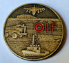 OIF Operation Iraqi Freedom Combat Veteran #S3090K Military Honor Challenge Coin Award