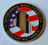 OIF Operation Iraqi Freedom Combat Veteran #S3090K Military Honor Challenge Coin Award