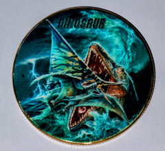 Dinosaur #CF02DB Novelty Honor Challenge Coin Award