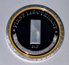 Army First Lieutenant 1LT Rank #C1492B Military Honor Challenge Coin Award…
