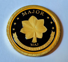Army Major Rank #C1494B Military Honor Challenge Coin Award