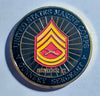 Marine Corps Gunnery Sergeant Rank #C1490B Military Honor Challenge Coin Award