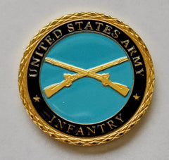 Army Infantry #C1500B Military Honor Challenge Coin Award