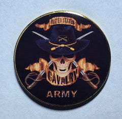 Army Cavalry #CF15B Military Honor Challenge Coin Award