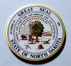 North Dakota State Seal #CBXB368B Honor Challenge Coin Award