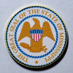 Mississippi State Seal #CBXB373B Honor Challenge Coin Award