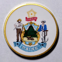 Maine State Seal #CBXB378B Honor Challenge Coin Award