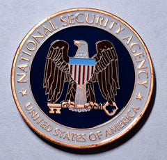 NSA National Security Agency Cpr #C5007B Government Honor Challenge Coin Award