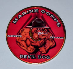 Marine Corps Devil Dogs #C659 Military Honor Challenge Coin Award