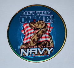 Navy Don't Tread On Me Freedom #C202-NB Military Honor Challenge Coin Award