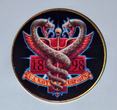 Navy Corpsman #C186B Military Honor Challenge Coin Award