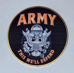 Army This We'll Defend #C253B Military Honor Challenge Coin Award