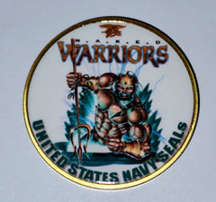 Navy Seals Warriors #C222-WB Military Honor Challenge Coin Award