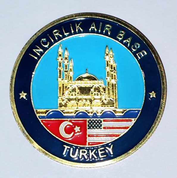 Incirlik Air Base Turkey #S7030K Military Challenge Honor Coin